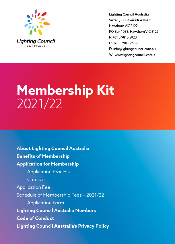 lighting council membership kit